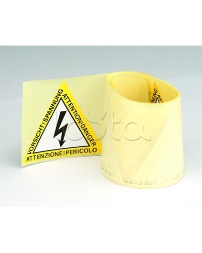 Предупреждающая табличка 60мм DKC ZTA001 в Балашихе Аксессуары для лотков Pintop.ru