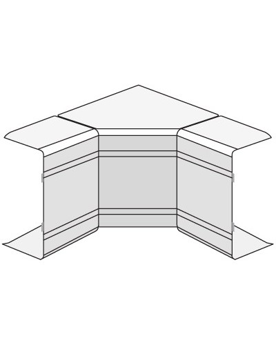 Угол внутренний изменяемый (70-120°) NIAV 25x30 мм DKC 01721 в Балашихе Аксессуары для кабель-канала Pintop.ru
