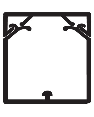 Кабель-канал 60x60 с крышкой с направляющими для установки разделителей TA-GN 60x60 мм DKC 01784 в Балашихе Кабель-канал Pintop.ru