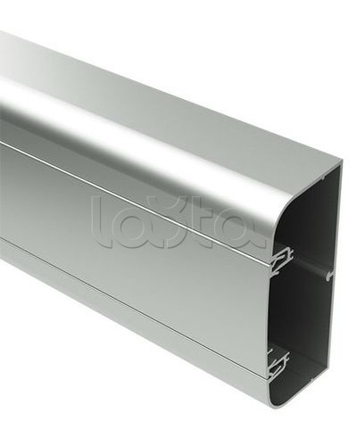 Кабель-канал алюминиевый 90х50 мм (с 1 крышкой), цвет серебристый металлик DKC (09599) в Балашихе Кабель-канал Pintop.ru