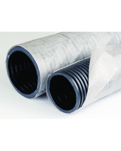 Труба ПНД гибкая дренажная д.125мм с геофильтром SN6, перфорация 360 град DKC (141912A) в Балашихе Труба гофрированная Pintop.ru