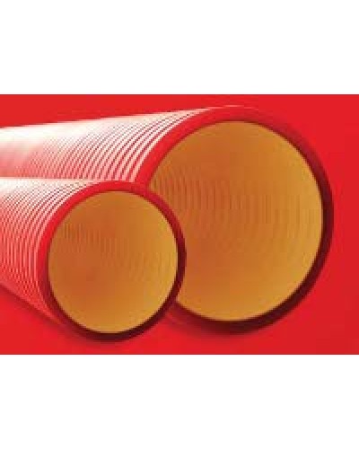 Труба гофрированная двустенная ПНД 110 мм для кабельной канализации без протяжки DKC 160911 (6 м) в Балашихе Труба гофрированная Pintop.ru