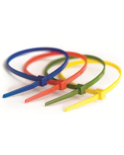 Хомут-стяжка нейлоновый, стандартный PL6.6 3.6х200 мм зеленый DKC 25214CV (100 шт/уп) в Балашихе Стяжки-хомуты Pintop.ru