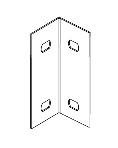 Уголок опорный FR TC/RRC/RRD/RRS на H 50 DKC 30199 в Балашихе Аксессуары для лотков Pintop.ru
