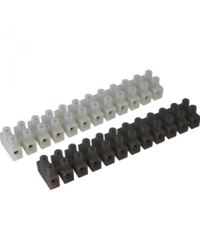 Клемник полипропилен черный, 12р,450V, 24A, 2.5мм.кв DKC 43112PL/R в Балашихе Клеммные колодки Pintop.ru