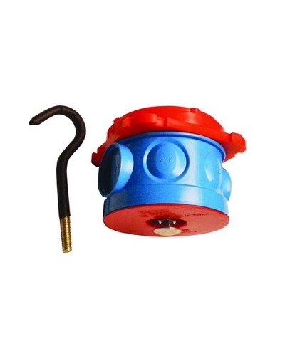 Коробка потолочная с крюком для заливки в бетон, д.70х136мм DKC 59385 в Балашихе Аксессуары для кабель-канала Pintop.ru