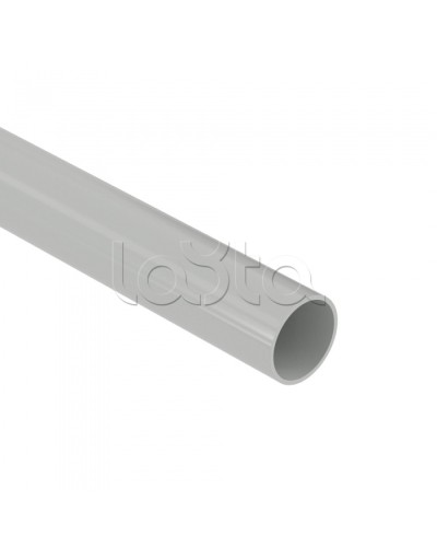Труба глад. ПВХ 40 мм 3 м жесткая атмосферостойкая серый (30 м) DKC (63940UF) в Балашихе Гладкая труба Pintop.ru