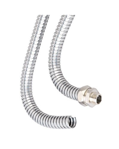 Металлорукав из оцинкованной стали DN 20мм, Dвн 20,5 мм, Dнар 24,5 мм, IP40, 50м DKC 667R2024 в Балашихе Металлорукав Pintop.ru