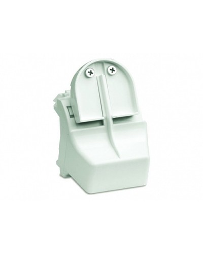 Адаптер для оптоволоконных разъемов 2хST, c системой пломбировки, белый, 2мод. DKC 76618B в Балашихе Аксессуары для стоек и шкафов Pintop.ru