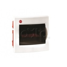 Щиток встраив.с двер.8мод.,IP41,бел., с клем.блок.1х87508 и замком DKC (81908)