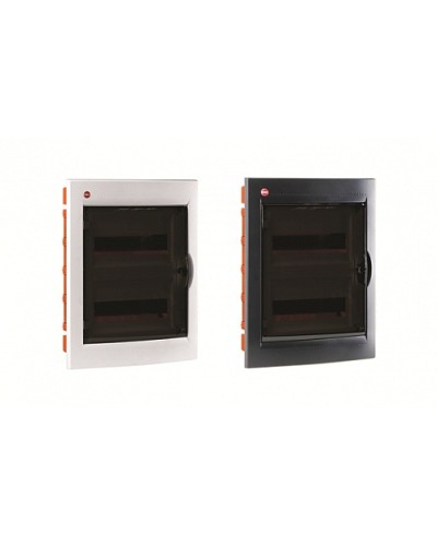 Щиток встраиваемый 24 мод.,IP 41 , черный DKC 82524 в Балашихе Аксессуары для стоек и шкафов Pintop.ru