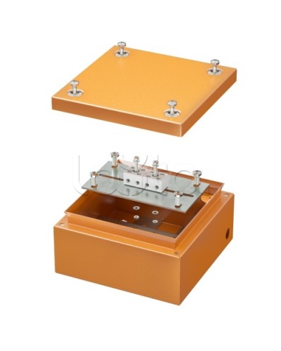 Коробка ответвительная огнестойкая стальная Коробка FS 150х150х80 4P DKC (FSB30404) в Балашихе Распределительные коробки Pintop.ru