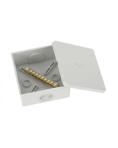 Коробка уравнивания потенциалов, 8 зажимов, 6 вводов д.20мм, 80х80х40мм, IP44 DKC (NE3108) в Балашихе Распределительные коробки Pintop.ru