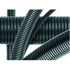 Труба гофрированная DN36мм, ПВ-0, D вн 36,3 мм, D нар 42,5 мм, полиамид 6, без протяжки DKC PA603643F0