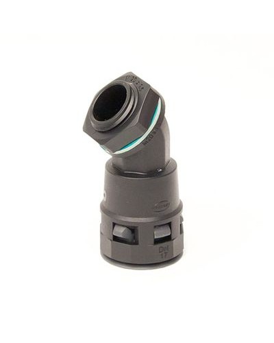 Монтажный комплект муфта 45 грд. труба-коробка DN 48 мм, М50х1,5, полиамид, цвет черный DKC PACL48M50N в Балашихе Крепеж: Дюбели, шурупы, саморезы Pintop.ru