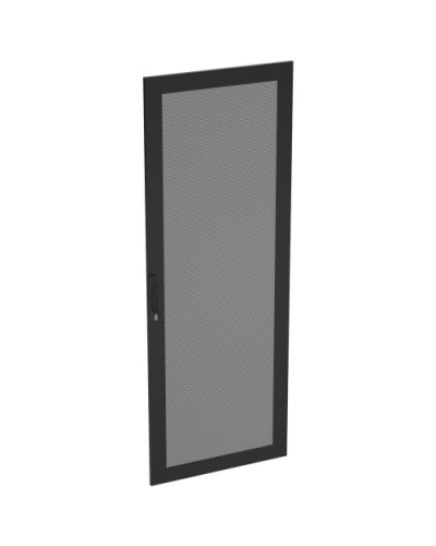 Дверь перфорированная одностворчатая для IT-CQE 2000 x 800 RAL9005 DKC R5ITCPRMM2080B в Балашихе Аксессуары для стоек и шкафов Pintop.ru