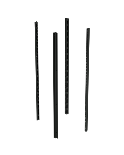 Стойки вертикальные для 19 IT-CQE, В=2000мм, 4шт, RAL9005 DKC (R5KMN20B) в Балашихе Аксессуары для стоек и шкафов Pintop.ru