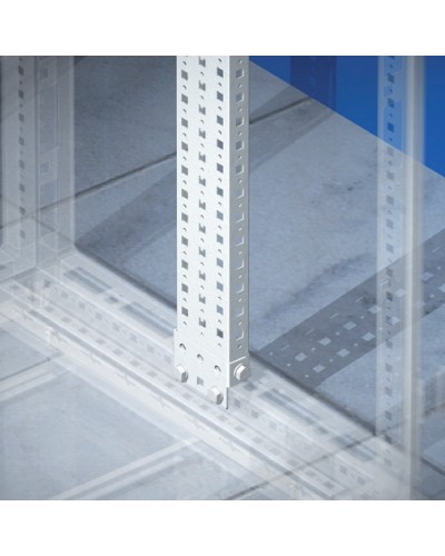 Рейки вертикальные для шкафов CQE высотой 2000 мм (2 шт/уп) DKC R5PDV20 в Балашихе Аксессуары для стоек и шкафов Pintop.ru