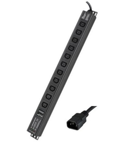 Блок распределения питания вертикальный для 19 шкафов DKC R5VIEC11CDOP в Балашихе Блоки розеток Pintop.ru