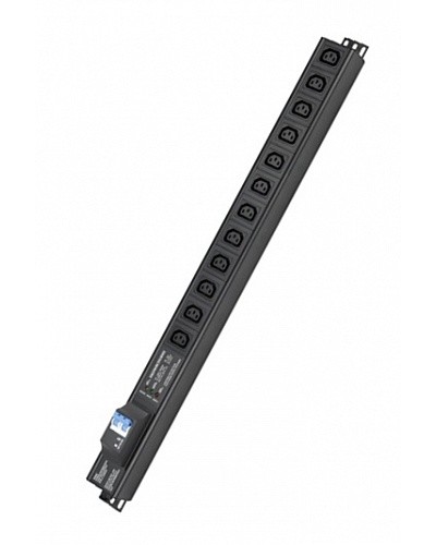 Блок распределения питания вертикальный для 19 шкафов DKC R5VIEC12CBOP в Балашихе Блоки розеток Pintop.ru