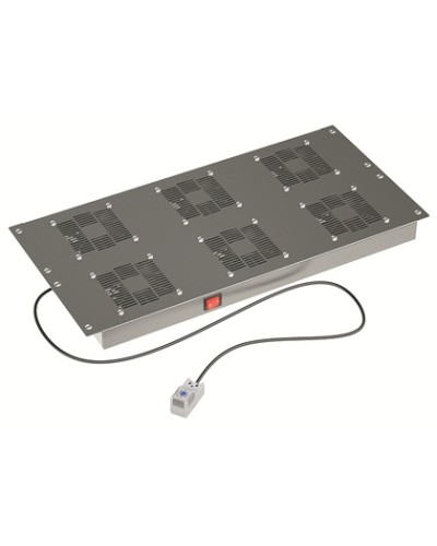 Потолочный вентиляторный модуль, с термостатом 6 вент. для крыши Ш=800мм DKC R5VSIT8006FT в Балашихе Вентиляторные модули Pintop.ru