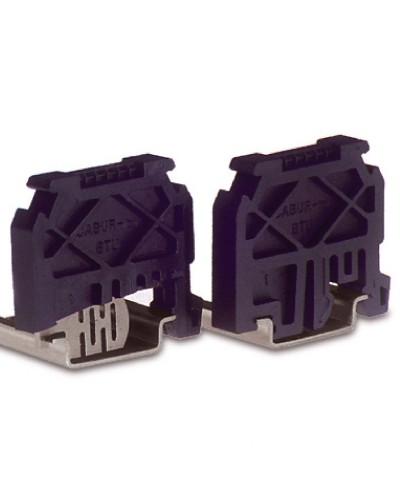 Торцевой упор BTU для фиксации клеммных зажимов на рейке ДКС ZBT005 в Балашихе Держатели, клипсы, скобы Pintop.ru