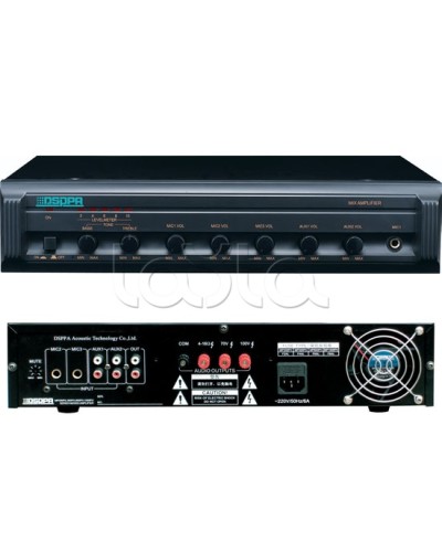 Микшер-усилитель DSPPA MP-300P в Балашихе Система оповещения и трансляции Dsppa Pintop.ru