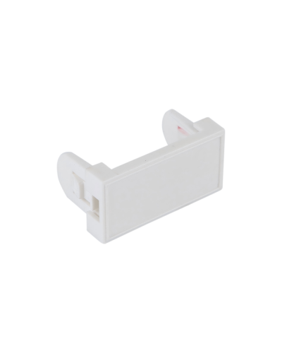 Заглушка 22,5х45 мм на 1 модуль, белый Datarex (DR-513410) в Балашихе Розетки компьютерные и телефонные Pintop.ru