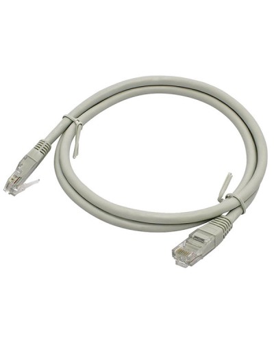 Шнур коммутационный U/UTP категория 5e PVC 2,0 м, серый DR-180009 - Datarex в Балашихе Патчкорды (медные) Pintop.ru