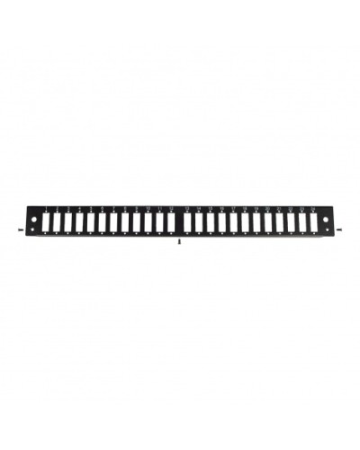 Панель лицевая для выдвижной оптич. полки, 24 SC Duplex/24 LC Quadra, черный Datarex DR-546145 в Балашихе Патч-панели Pintop.ru