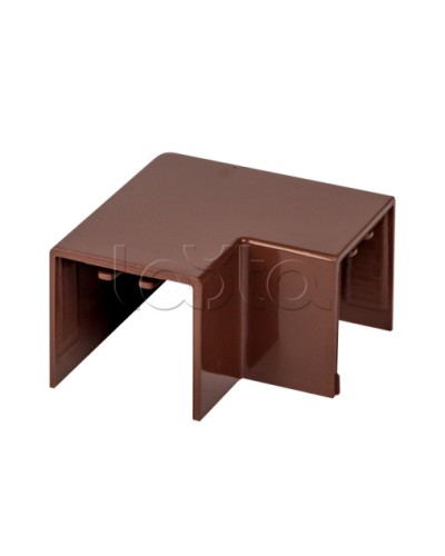 Поворот 90 гр. (25х25) (4 шт) темное дерево EKF-Plast EKF (abd-25-25x4) EKF (abd-25-25x4) в Балашихе Аксессуары для кабель-канала Pintop.ru