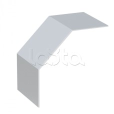 Крышка на угол 90 градусов верт. внеш. лестн. усиленная 150x400 мм (2 мм) HDZ EKF (kvoltp90150400-2-HDZ)