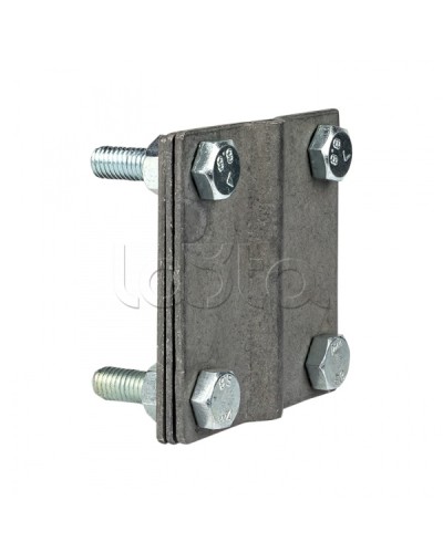 Зажим полоса 40 - прут 10 (3 пластины 70x70мм) HZ EKF (lp-g3101) в Балашихе Крепежные изделия Pintop.ru
