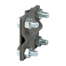 Зажим крестовидный прут-прут (пластина 57x57мм) HZ EKF (lp-g3109)