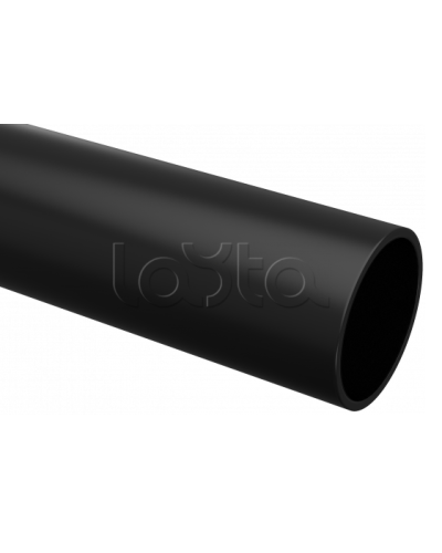 Труба гладкая ПВХ жесткая d25 мм (3 м) (111 м/уп) черная EKF-Plast (trg-25b-3m) в Балашихе Гладкая труба Pintop.ru