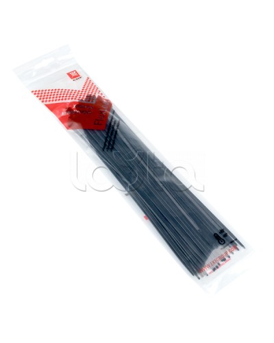 Хомут P6.6 стандартный (ч), 3.6x250 (50шт) FlexLock PROxima EKF (plc-fl-ctsb-3.6x250-r) в Балашихе Стяжки-хомуты Pintop.ru