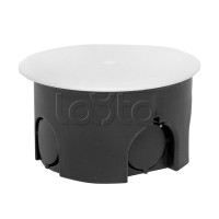 Коробка распред. КМТ-010-019 для подштукатурного монтажа с клеммником и крышкой (74х42) EKF (plc-kmt-010-019)