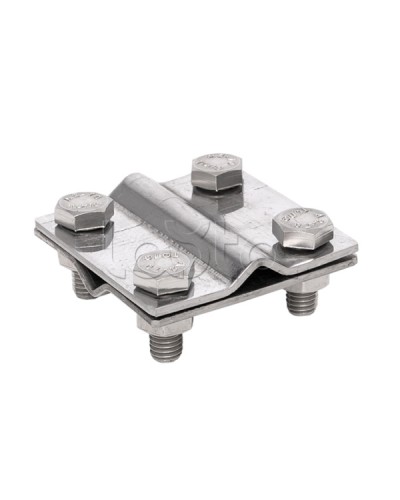 Зажим крестовидный прут-прут (пластина 57x57мм) Ni EKF PROxima (lp-g3109-ni) в Балашихе Крепежные изделия Pintop.ru