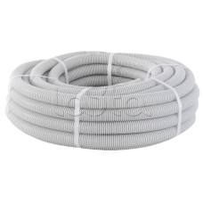 Труба гофр. ПВХ с протяжкой d16 мм (10 м) серая EKF-Plast (tg-z-16-10m)