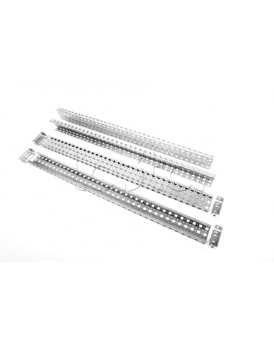 Шина монтажная 23х73 с держателем для шкафов EMS высота/ширина/глубина 800 мм Elbox EMS-RM-73.23.800 в Балашихе Аксессуары для стоек и шкафов Pintop.ru