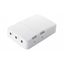 Настенная коробка 3-портовая, 2 секции, белый Eurolan (12B-13-33WT)