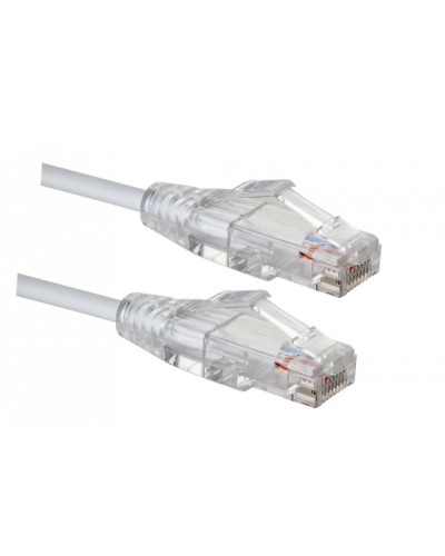 Коммутационный шнур категории 5e SLIM LINE, U/UTP, LSZH, T568B, 3 м, белый Eurolan (21S-U5-03WT) в Балашихе Патчкорды (медные) Pintop.ru