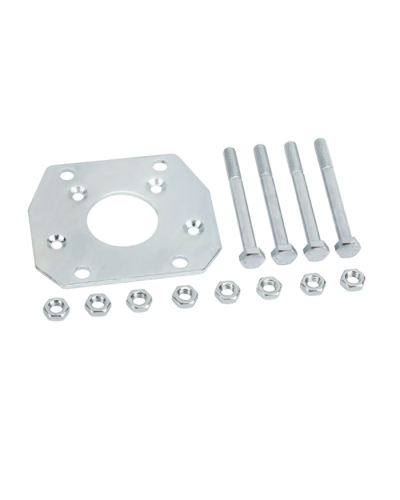 Пластина монтажная с анкерами для стойки Faac 737100 в Балашихе Запчасти для шлагбаумов и автоматики Pintop.ru
