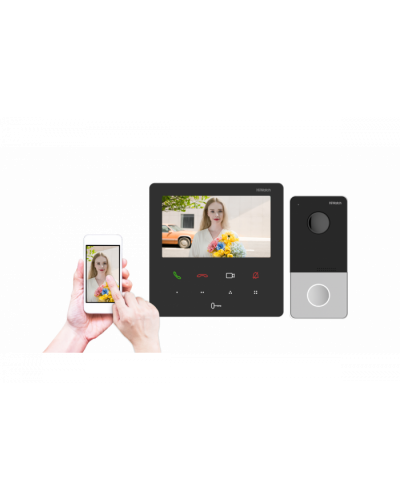 Комплект IP видеодомофона HiWatch DS-D200IKWF в Балашихе Комплекты домофонов Pintop.ru