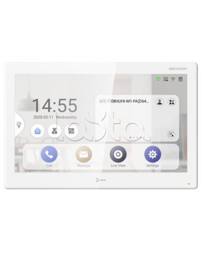 Видеодомофон Hikvision DS-KH9510-WTE1(B) в Балашихе Абонентские IP устройства Pintop.ru