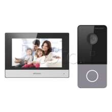 Комплект IP видеодомофона с Wi-Fi Hikvision DS-KIS603-P(C)