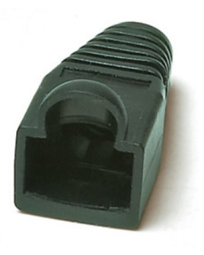 Изолирующий колпачок для разъемов RJ-45, черный (10 шт.) Hyperline BOOT-BK-10 в Балашихе Коннекторы и разъемы Pintop.ru