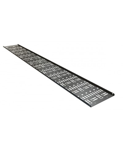 Кабельный канал вертикальный перфорированный, 47U Hyperline CDV-150x9-47U-RAL9005 в Балашихе Аксессуары для стоек и шкафов Pintop.ru