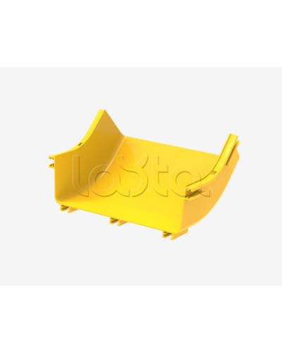 Вертикальный угол 45° внутренний (вверх) для оптического лотка 360мм Hyperline (FBTR-360-IRS45) в Балашихе Аксессуары для лотков Pintop.ru