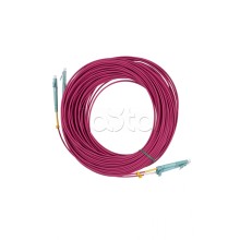 Патч-корд MM 50/125(OM4), LC-LC, duplex, 10G/40G, LSZH, 25 м Hyperline FC-D2-504-LC/PR-LC/PR-H-25M-LSZH-MG